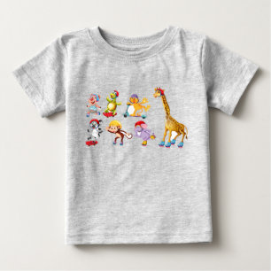 Skaten Animals Baby Fine Jersey T - Shirt