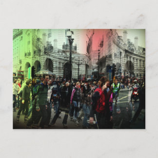Skaten auf den Straßen von London Postkarte