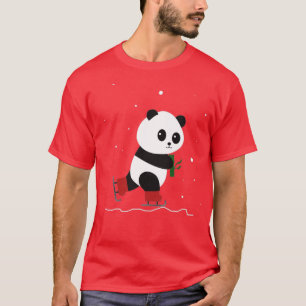 Skaten Bear Ice Skaten Bear mit Ice-Skaten T-Shirt