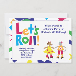 Skaten Birthday Party Einladung
