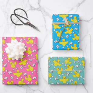 Skaten Chick-Muster-Papierfolien für das Wrapping  Geschenkpapier Set