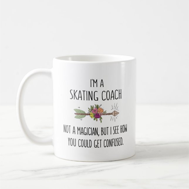 Skaten Coach Ice Abbildung Kaffeetasse (Links)