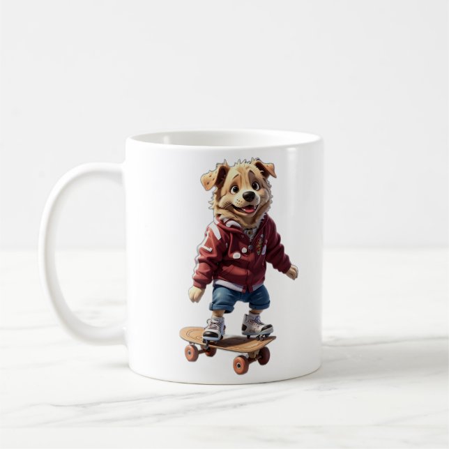 Skaten Dog Kaffeetasse (Links)