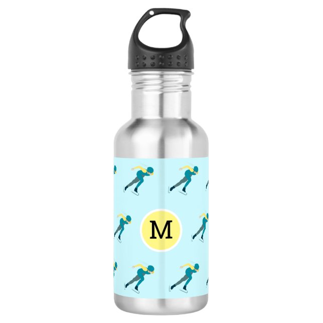 Skaten Edelstahlflasche (Vorderseite)
