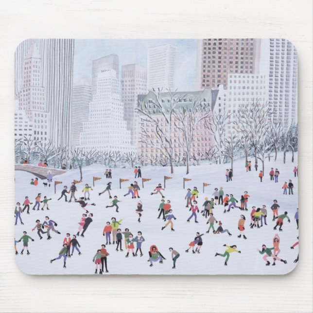 Skaten-Eisbahn Central Park New York 1994 Mousepad (Vorne)