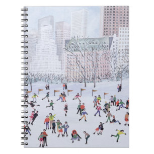 Skaten-Eisbahn Central Park New York 1994 Notizblock