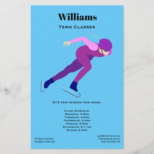 Skaten Flyer (Vorne)