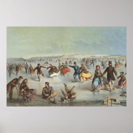 Skaten im Central Park, New York Poster