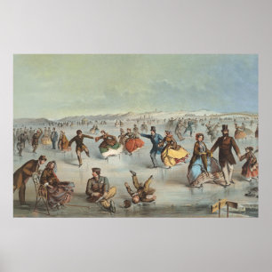 Skaten im Central Park, New York Poster