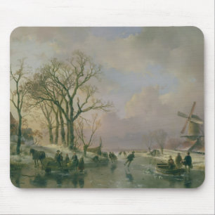 Skaten in Holland Mousepad