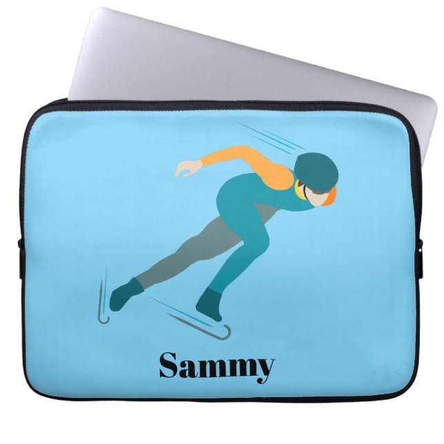 Skaten Laptopschutzhülle (Vorderseite)
