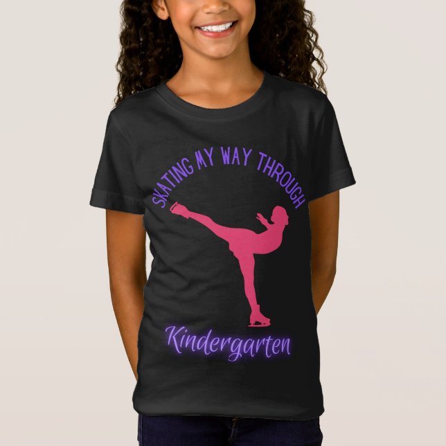 Skaten Mein Weg durch den Kindergarten T-Shirt (Vorderseite)