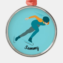 Skaten Ornament Aus Metall