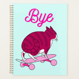 Skaten Pink Chat mit lustigem Text Planer