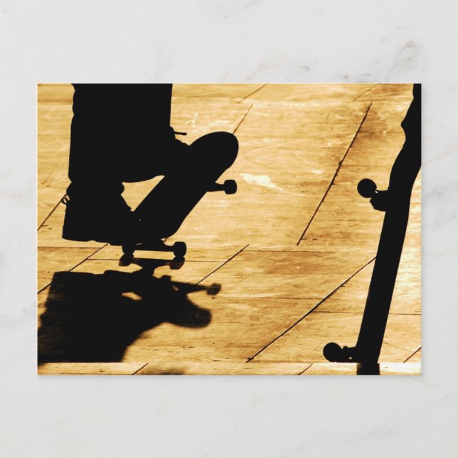 Skaten Postkarte (Vorderseite)