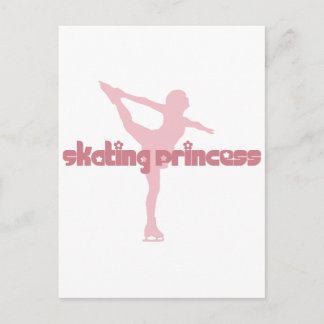 Skaten Princess Postkarte