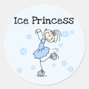 Skaten Prinzessin Tshirts und Geschenke Runder Aufkleber