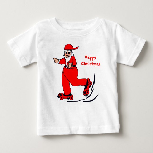 Skaten Sankt Baby T-shirt (Vorderseite)