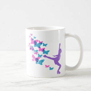 Skaten-Schmetterlings-Tasse Kaffeetasse