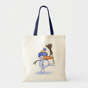 Skaten Snowman Holiday Tote Bag Tragetasche