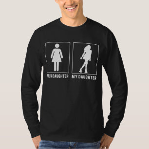 Skaten Stars: Ihre Tochter, meine Tochter Glides w T-Shirt