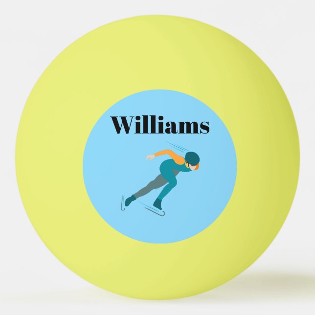 Skaten Tischtennisball (Vorderseite)