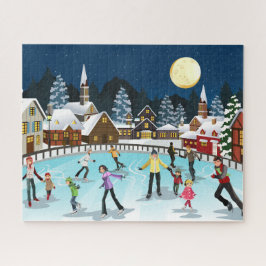 Skaten von Moonlight Puzzle, 16 Zoll x 20 Zoll, 52 Puzzle