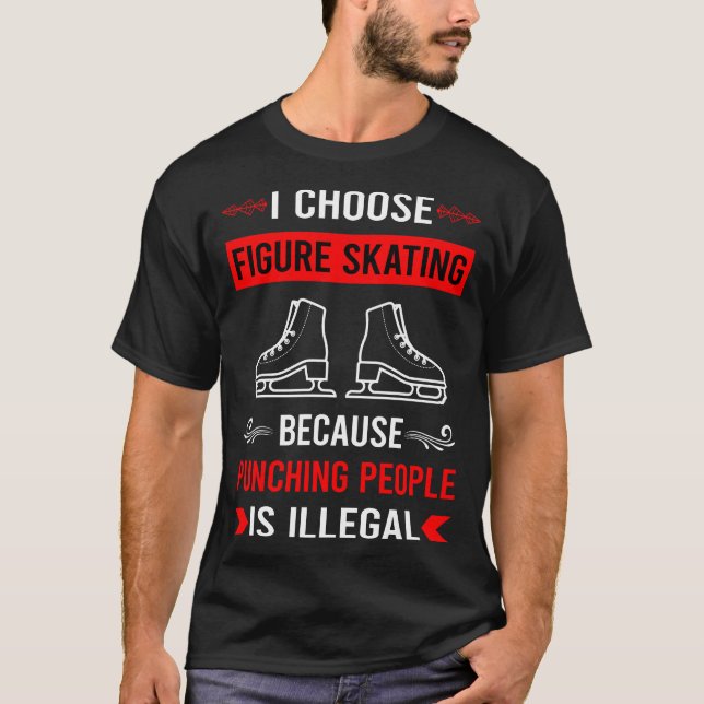 Skaten zum Anhalten der Abbildung T-Shirt (Vorderseite)