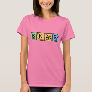Skater aus Elementen T-Shirt