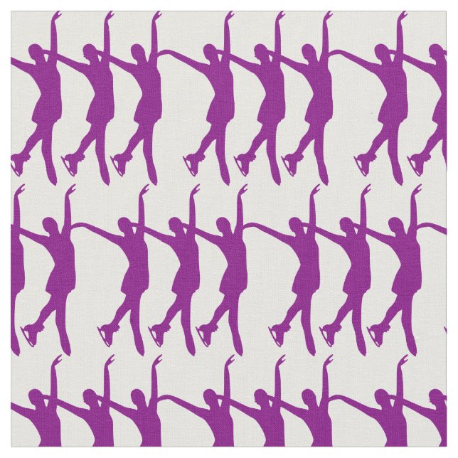 Skater aus Synchro-Eis-Skate Stoff (Nahaufnahme)