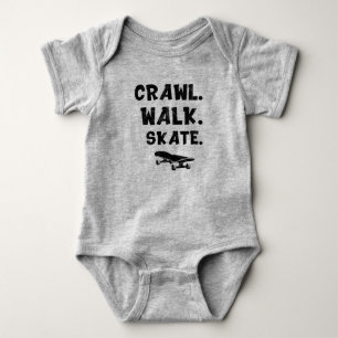 Skater Baby, Crawl Walk Skate, Baby Skateboard Strampler
