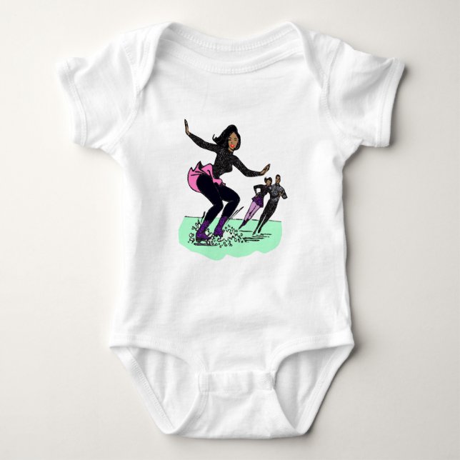 Skater Baby Strampler (Vorderseite)
