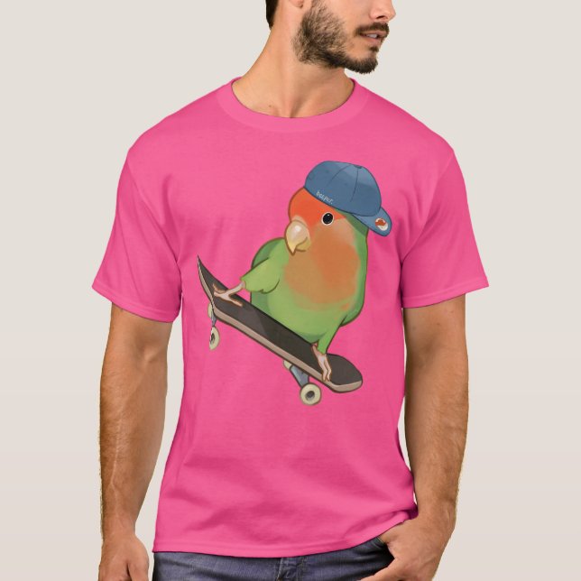 Skater Birb T-Shirt (Vorderseite)