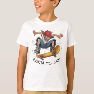 Skater Boy Skateboarding T-Shirt