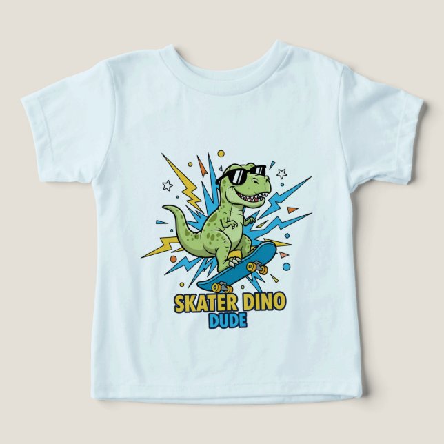 Skater Dino Typ (Design Vorderseite)