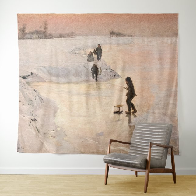 Skater | Emile Claus 1891 Wandteppich (Beispiel (Horizontal))