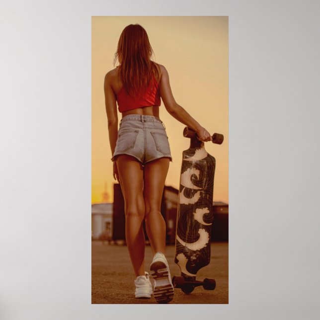 Skater Girl Doster Poster (Vorne)