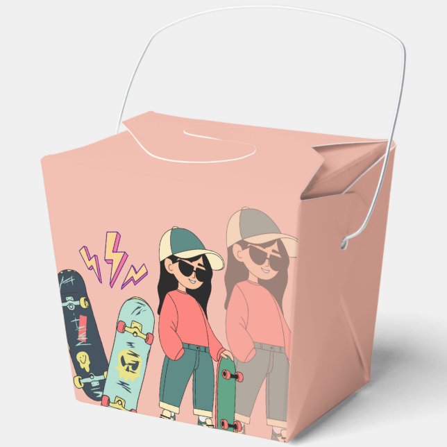 Skater Girl Geschenkschachtel (Vorderseite)