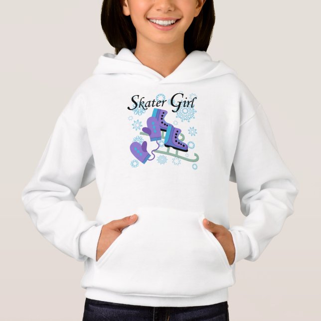 Skater Girl Hoodie (Vorderseite)