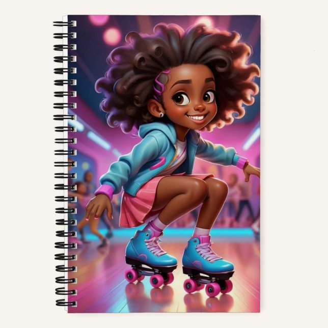 Skater Girl Notizbuch (Vorderseite)