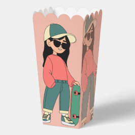 Skater Girl Pop Box Geschenkschachtel