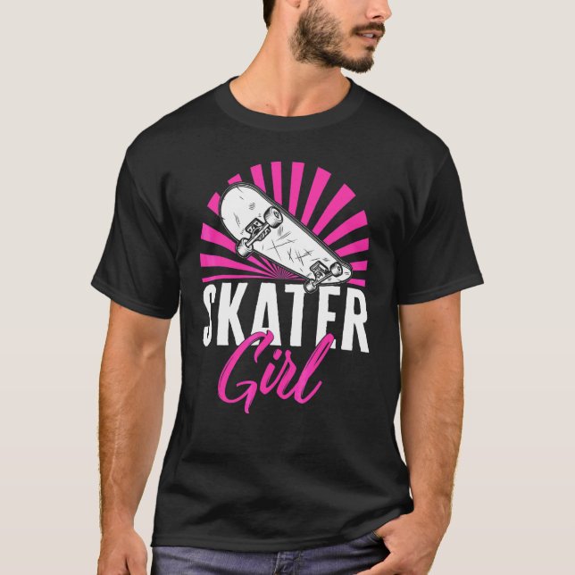 Skater Girl Rollerblading Women's Skate Roller Rol T-Shirt (Vorderseite)