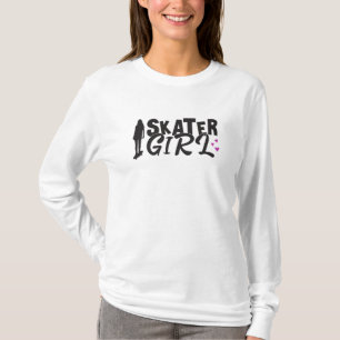 Skater Girl Sk8 Skateboard Skaten Funny Gift Idee T-Shirt