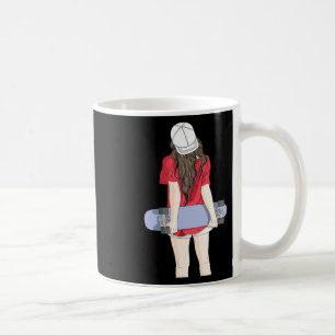 Skater Girl Skater mit Spaß beim Skateboardfahren Kaffeetasse