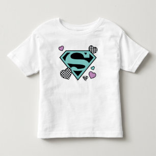 Skater Girl Supergirl Herz S Schild Kleinkind T-shirt