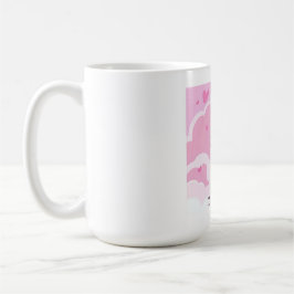 Skater Girl Vibes - Pastellästhetische Collage Kaffeetasse