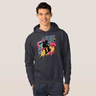 Skater Graffiti Splash Hoodie