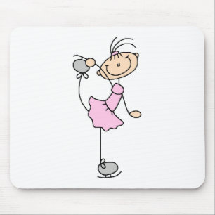 Skater in Rosa Mauspad