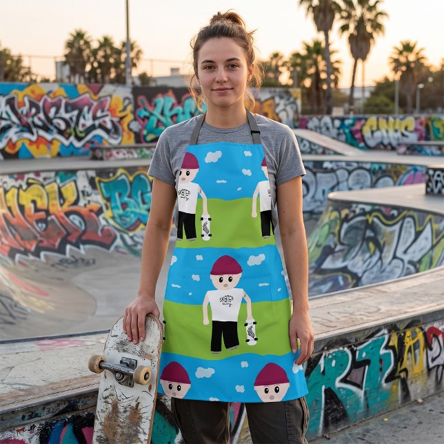 Skater Junge Schürze (Von Creator hochgeladen)