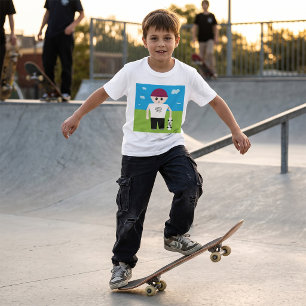 Skater Junge T-Shirt